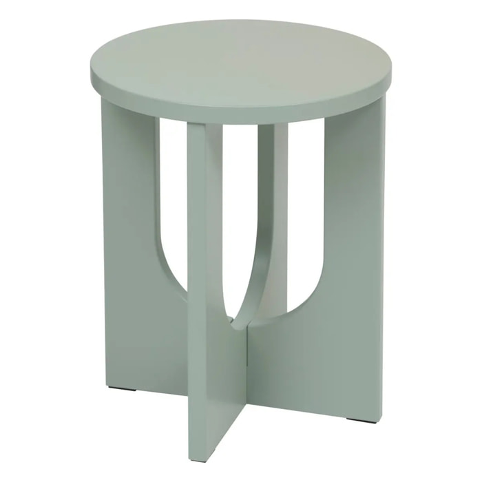 Table d’appoint "Bloom" vert de gris 50,540x40cm
