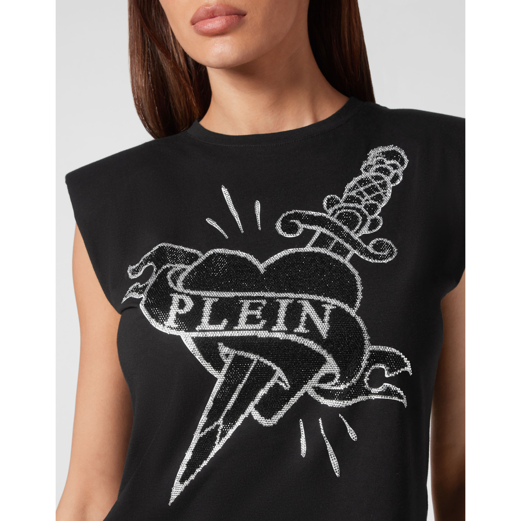 PHILIPP PLEIN Camiseta de tirantes LOVE