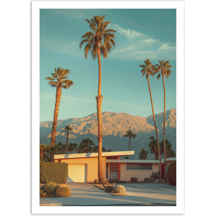 Affiche - Famous palm springs - Philippe Hugonnard
