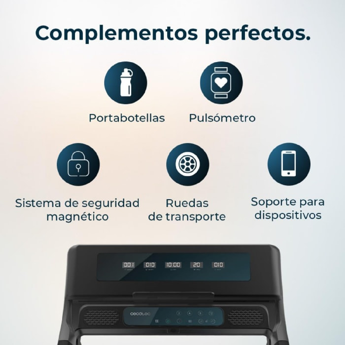 Cecotec Cinta de correr DrumFit WayHome 1000 Runner Sprint