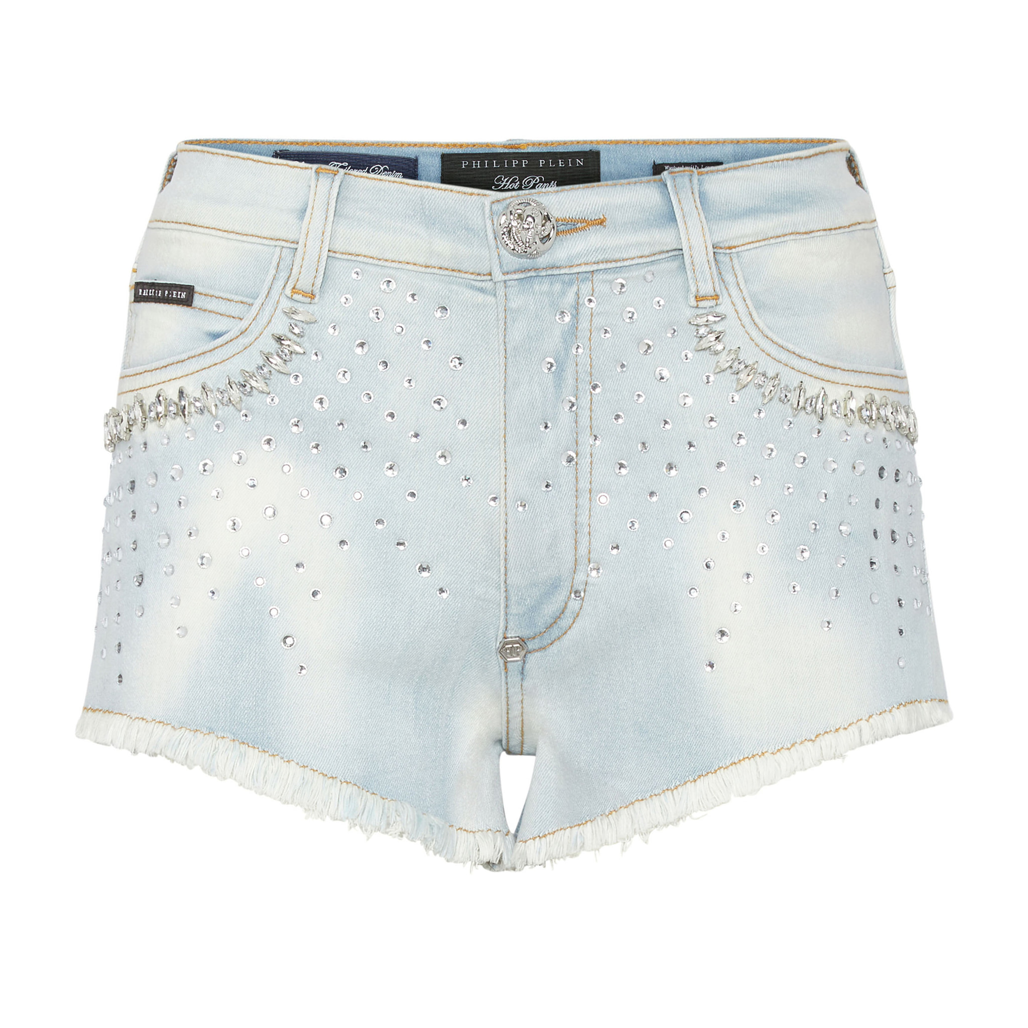 PHILIPP PLEIN Denim Shorts