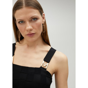 Abito in maglia con cinturino M