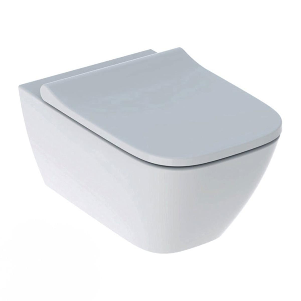 Smyle Square WC suspendu Rimfree avec fixations invisibles, caréné, avec abattant softclose slim (500.683.00.2)