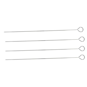 Set De Utensilios Para Barbacoa 6 Piezas De Acero Inoxidable 46,5 Cm Con Pinzas, Espátula Y Pinchos Para Brochetas