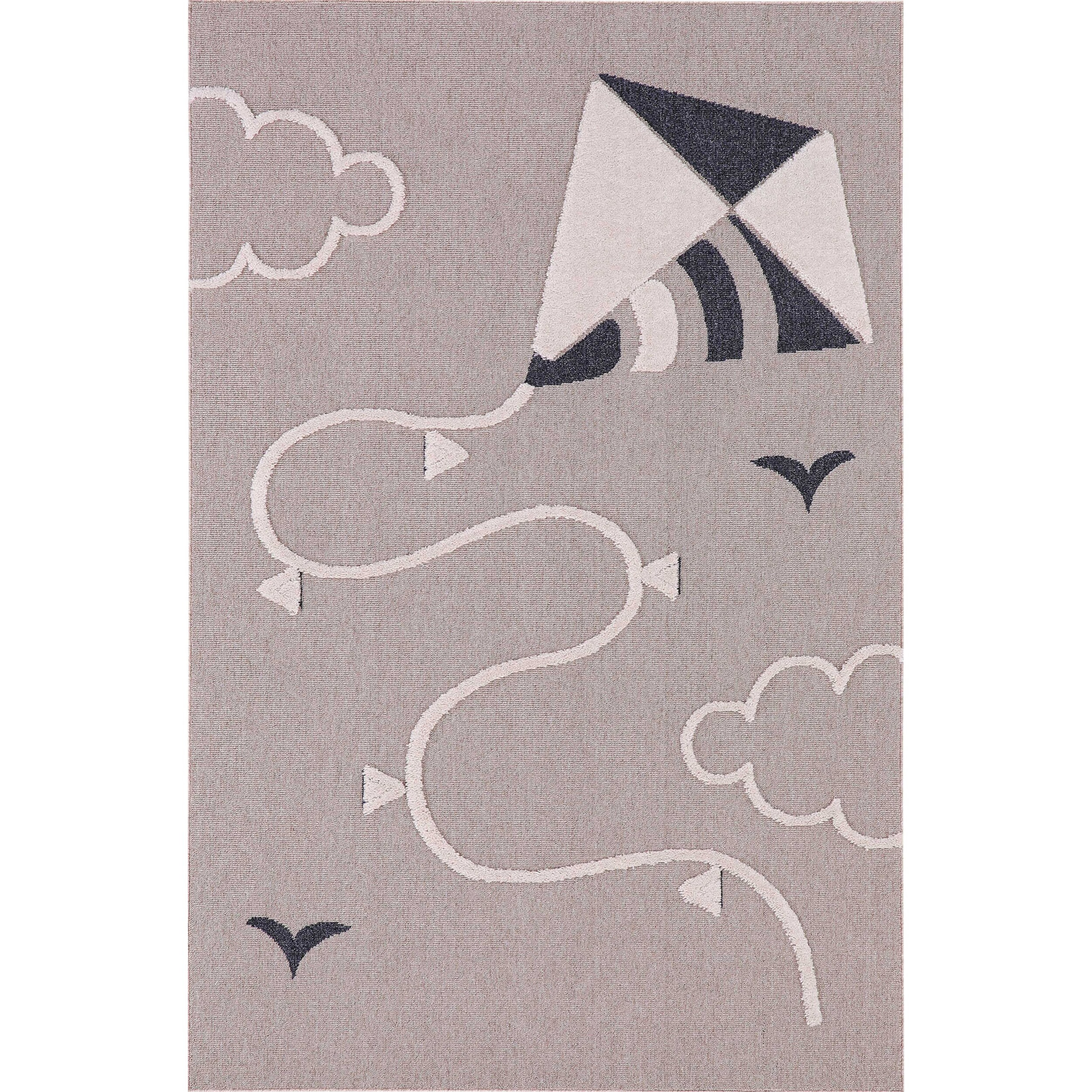 Bambi - tapis enfant motif cerf-volant, beige