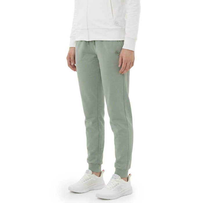 Jogger donna fit morbido Leone 1947 Apparel con logo tono su tono