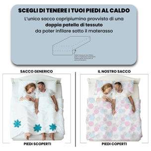 COPRIPIUMINO FANTASY, 100% Microfibra, No Stiro - MOLECOLE