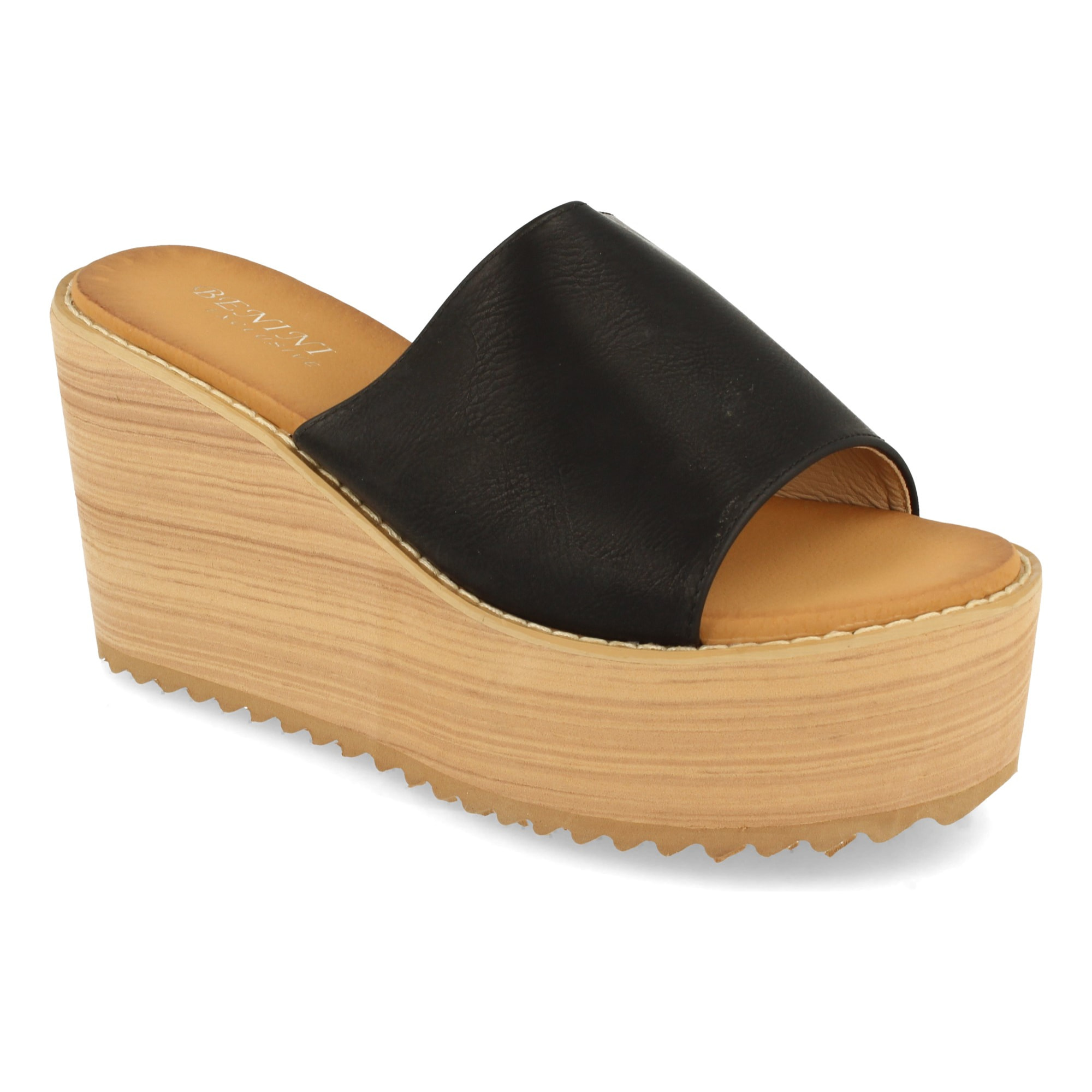 Sandalia de Plataforma con Pala Simple