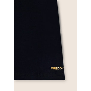 T-shirt in cotone stretch a maniche corte