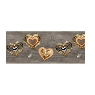 Tappeto Passatoia Cucina Disegno Cuori Gioiello