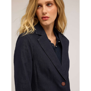 Motivi - Giacca blazer in denim - Blu