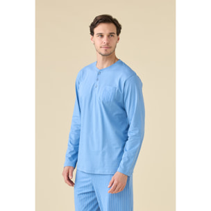 Pigiama uomo estivo in cotone articolo stripes. Noidinotte