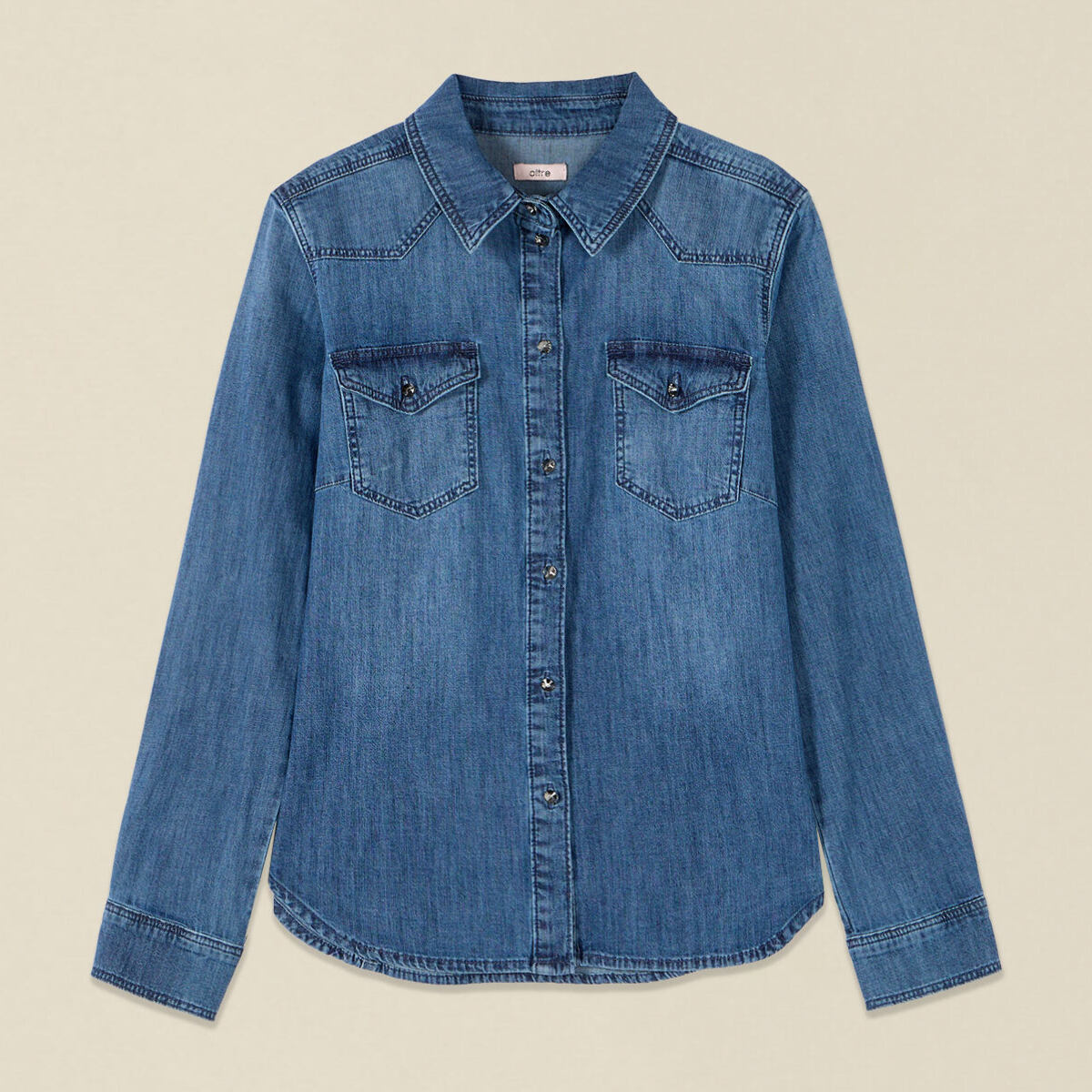 Oltre - Camicia in denim - Blu