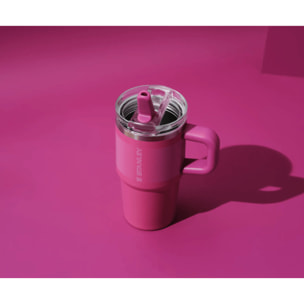 Botella de agua Isotermica - 0,59L - QUENCHER® PROTOUR FLIP STRAW TUMBLER - Violet Blossom Fade