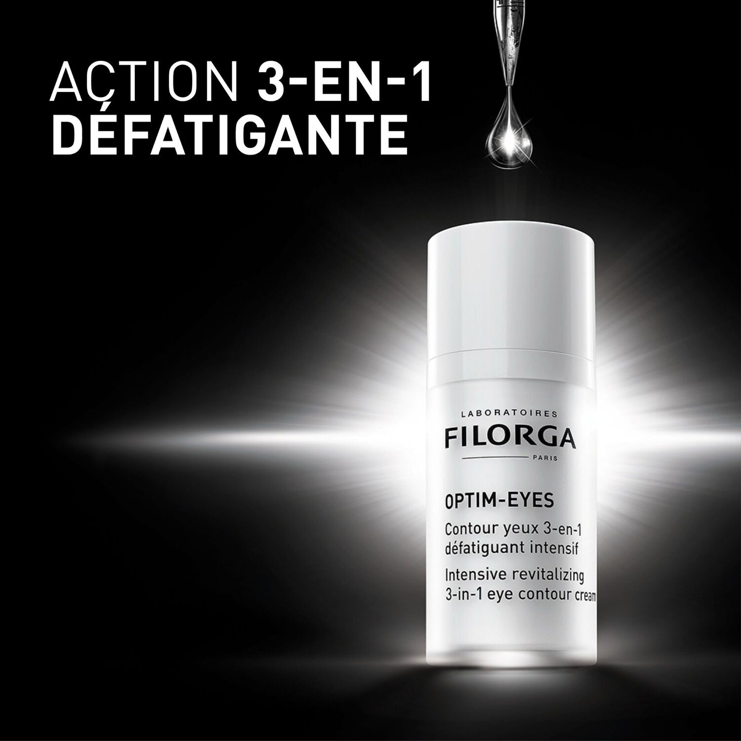 Optim-Eyes - Contour des yeux anti cernes poches et rides 15 ml