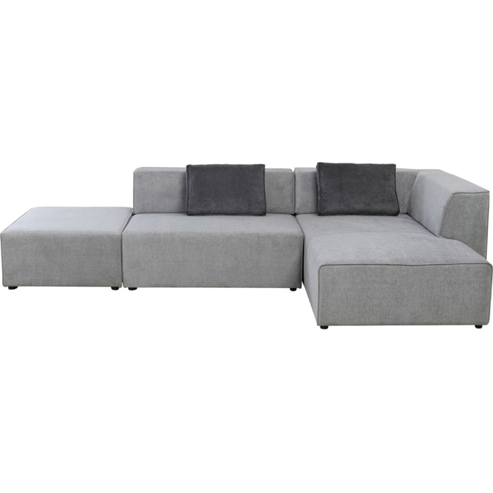 Canapé d'angle Infinity droite gris Kare Design
