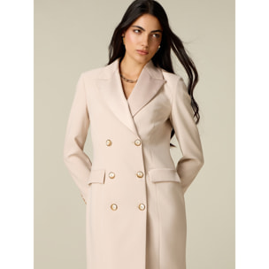 Oltre - Robe-manteau doppiopetto - Beige