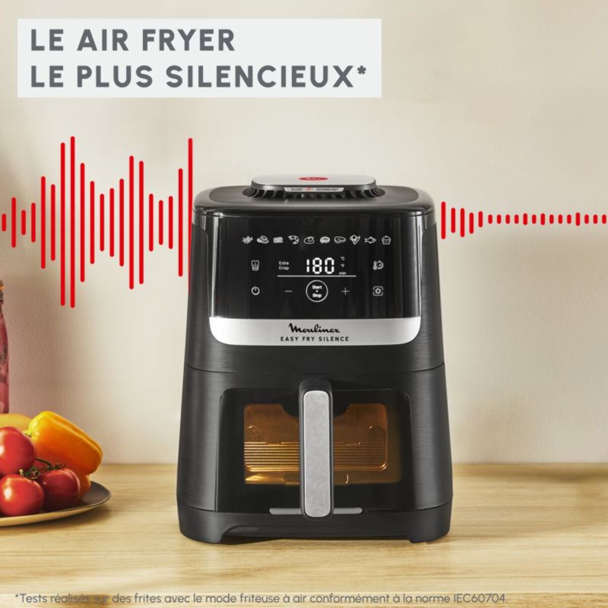 Friteuse sans huile MOULINEX Easy Fry Silence 5L  EZ5568F0