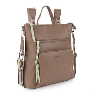 Bolso Mochila Mujer Lois Crandell Taupe