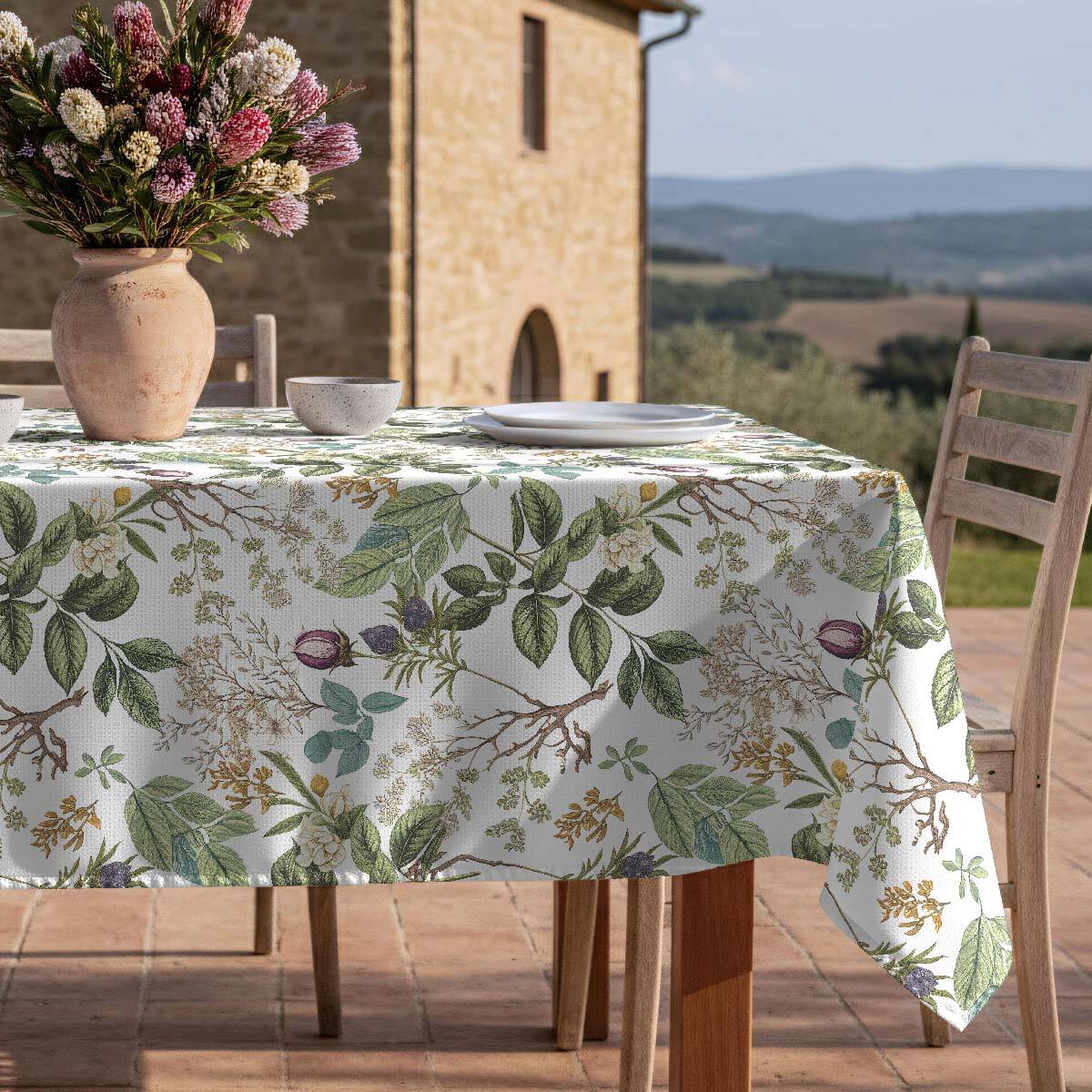 Nappe anti-taches Botanic - 100% coton -