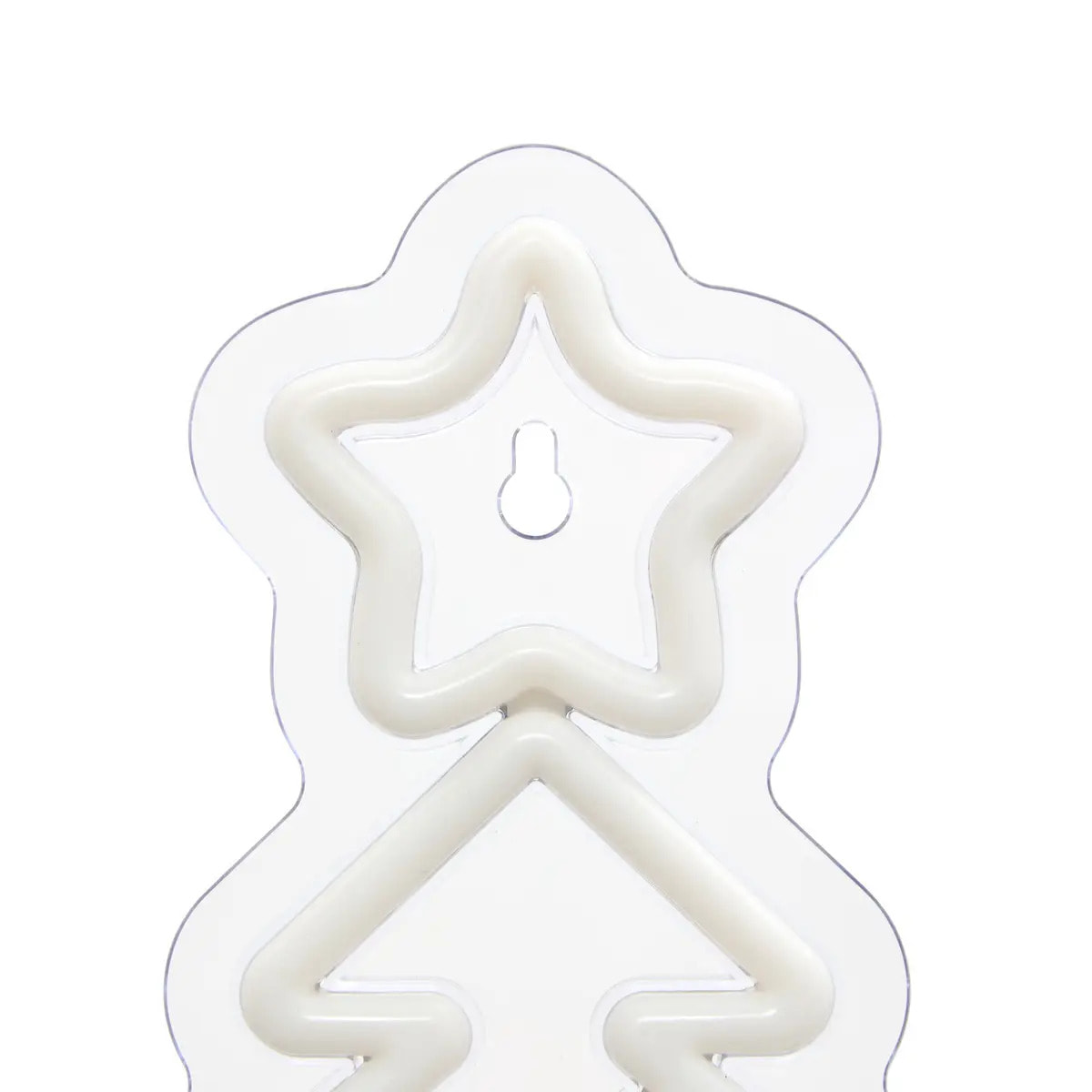 Néon LED sapin changement de couleur H. 30 cm alimentation USB