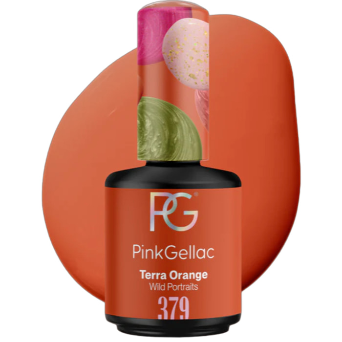Vernis semi-permanent - 379 Terra Orange - 15 ml