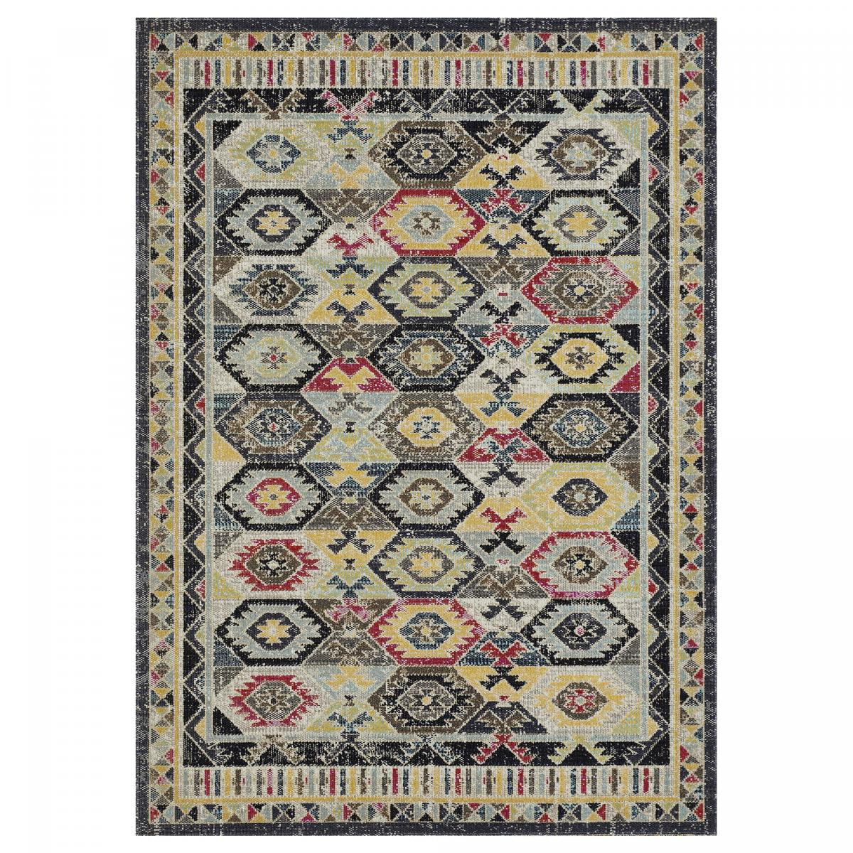 Tapis salon et chambre tissé motif oriental FIFU