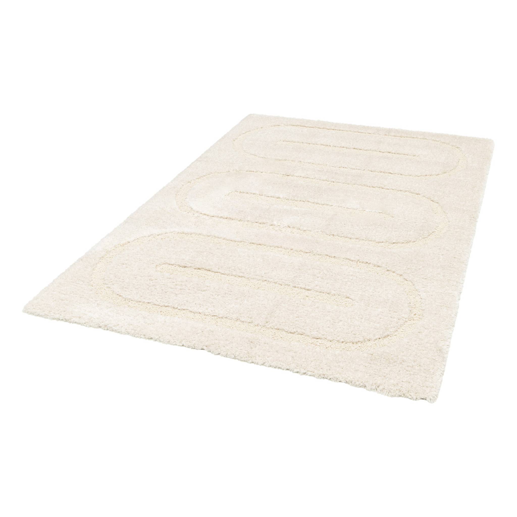 Tapis intérieur motifs géométriques crème MAE