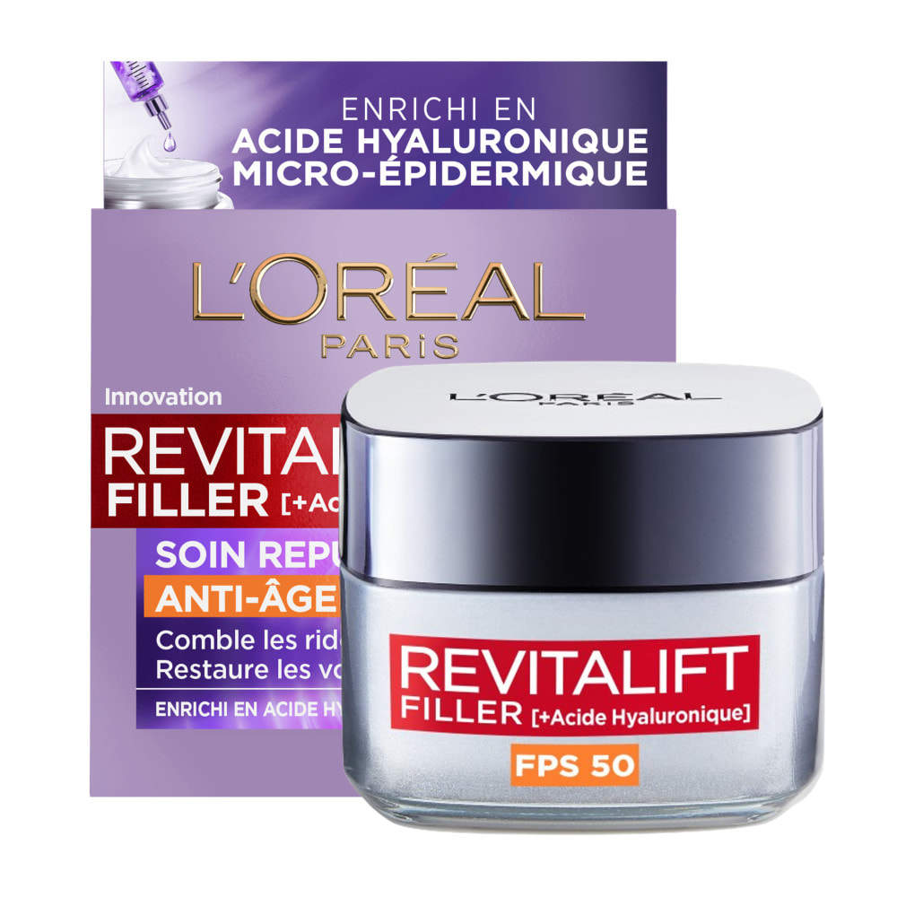 L’Oréal Paris Revitalift Filler Crème FPS50+ Repulpante Intense 50 ml