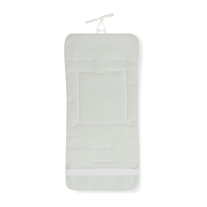 Colchoneta Silla de Paseo Universal Reversible línea Don Algodón Nido Abeja y Animalitos