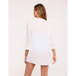 Vestido Corto Blanco - Elisabeta