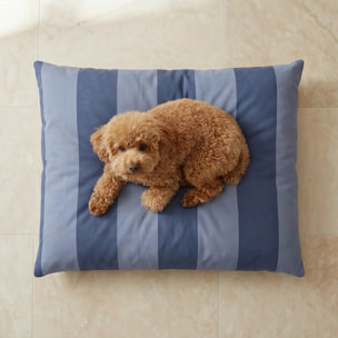 Lit pour animaux déhoussable et antitaches Romani Bleu