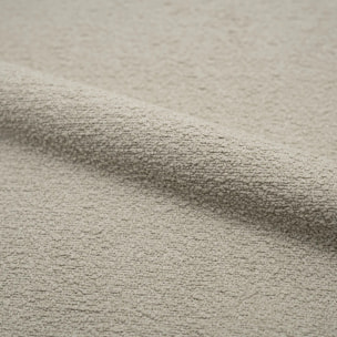 Lot de 2 chaises en tissu bouclette beige - Karl