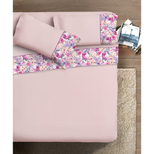 Completo letto Armonie IPERSAN Puro Cotone Dalia Rosa