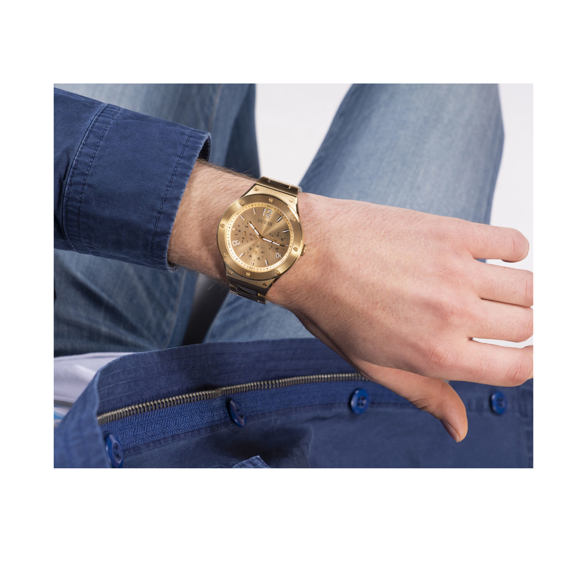 Guess Reloj Analógico De Cuarzo Scope