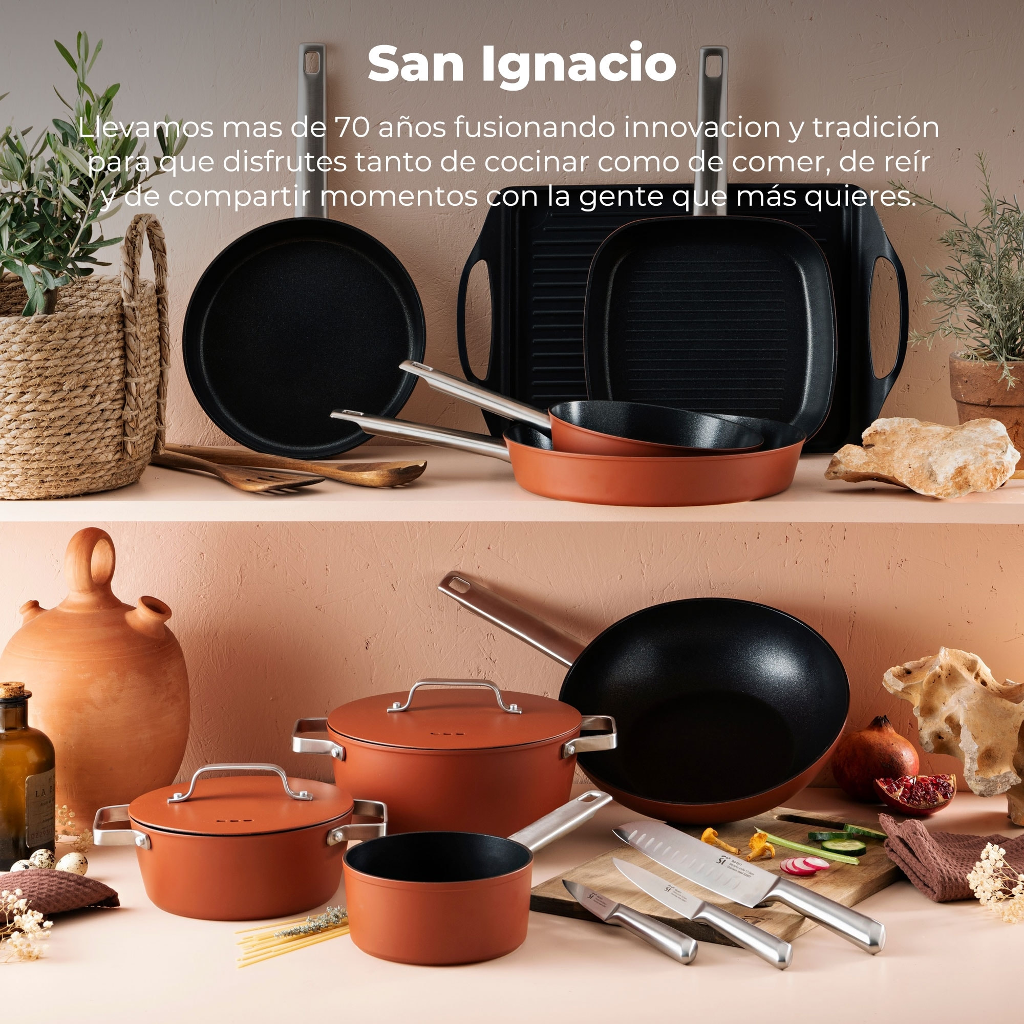 Cacerola con tapa colección agros San Ignacio