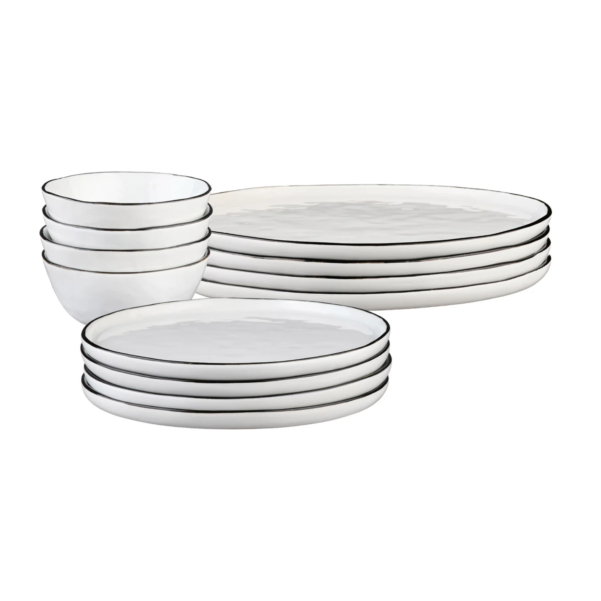 Service Les Essentiels PURE - 12 pièces - Blanc Neige