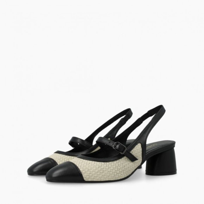 ZAPATOS DE SALÓN NEGROS ROL5227