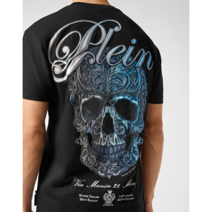 PHILIPP PLEIN Camiseta de cuello redondo y manga corta SKULL