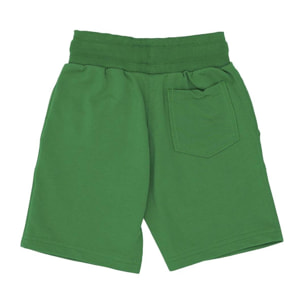 Bermuda básica infantil polar con logo pequeño