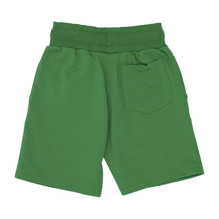Bermuda básica infantil polar con logo pequeño