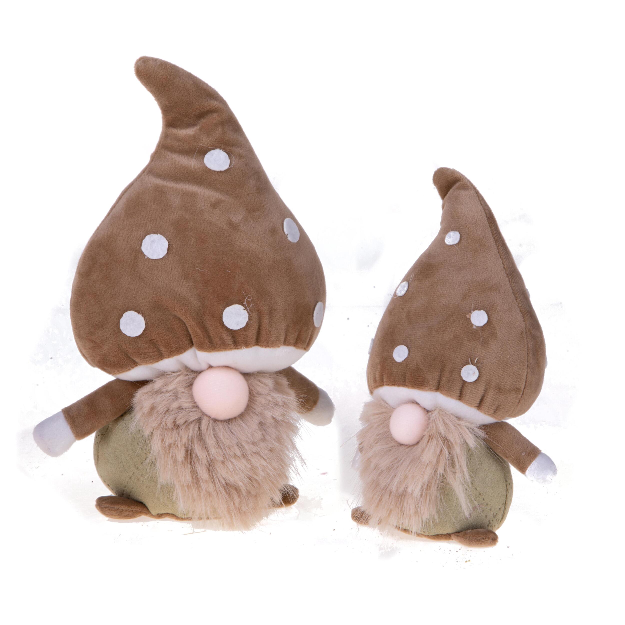 Elfi con cappello funghetto - Pezzi 2 - BEIGE - Bianchi Dino SpA