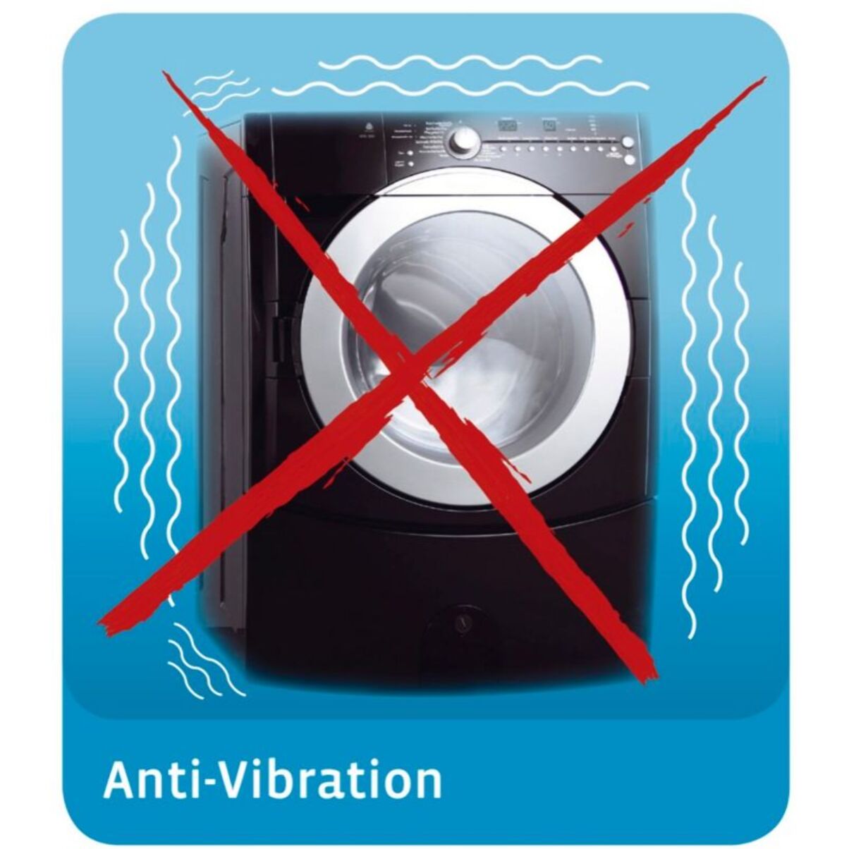 ACC. XAVAX ABSORBEURS VIBRATIONS LAVE-LINGE 4P