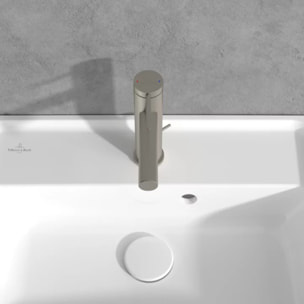 Mitigeur lavabo Loop & Friends avec tirette Brushed Nickel Matt