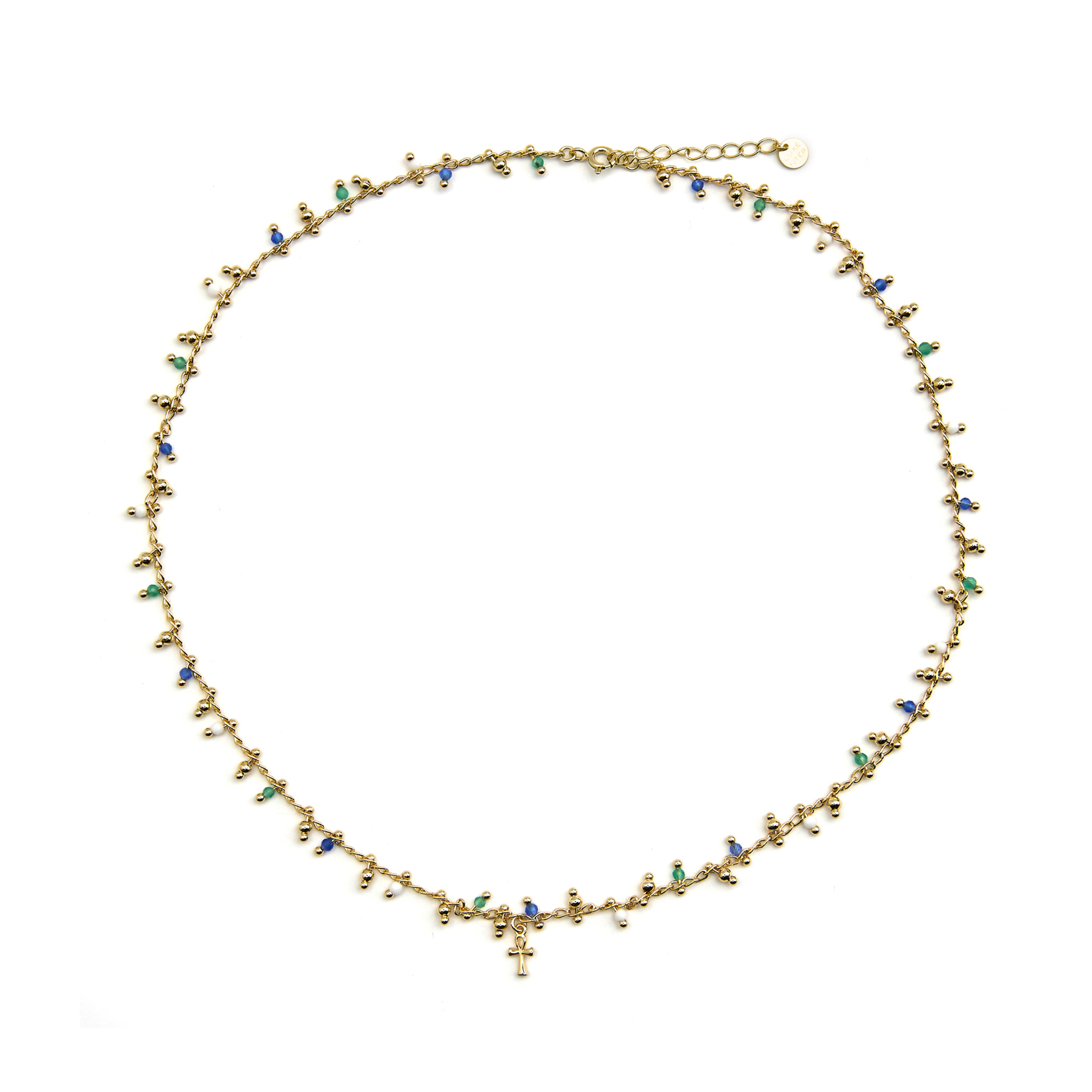 Collar Kalau acabado oro amarillo 18k