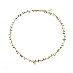 Collar Kalau acabado oro amarillo 18k