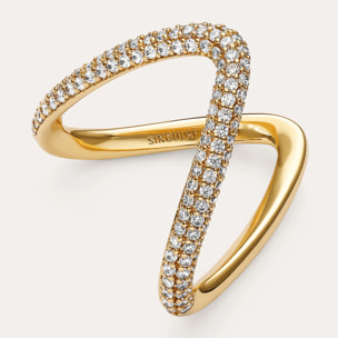 Anillo V Scarlett Baño Oro