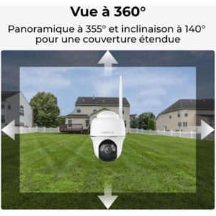 Caméra de surveillance REOLINK B440 + panneau solaire