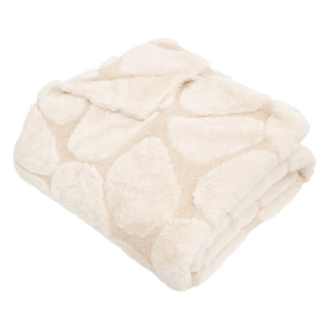 Plaid Boucly 180x230cm galet beige
