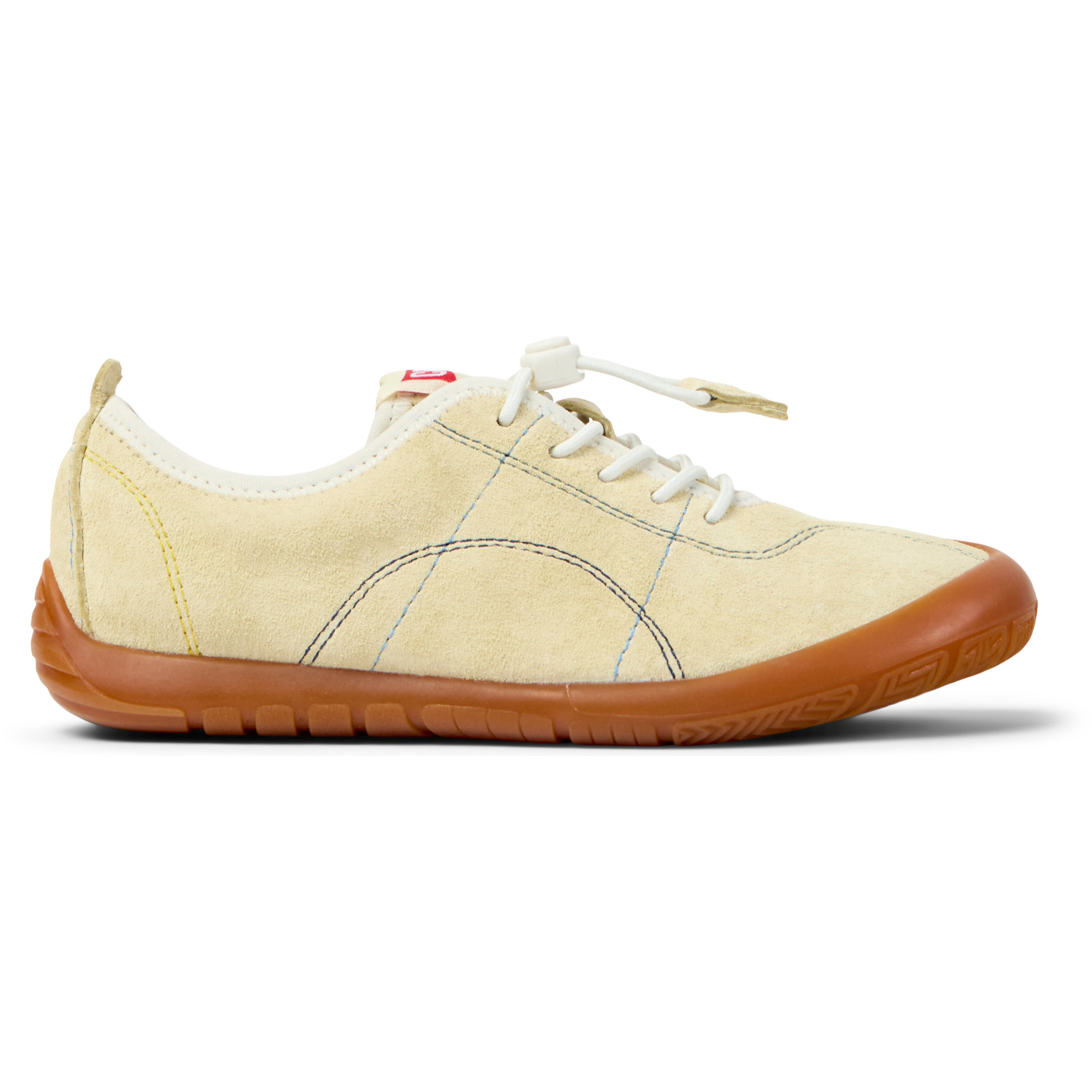 Zapatillas - CAMPER Peu Path Kids Twins - Amarillo - Cuero nobuk